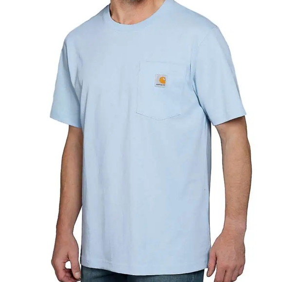 LOOSE FIT HEAVYWEIGHT SHORT-SLEEVE K87 POCKET T-SHIRT - Picture 1 of 8